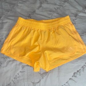 Small, Orange, Adidas athletic shorts